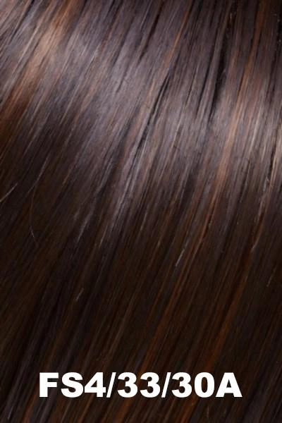 Sale - Jon Renau Wigs - Scarlett (#5971) - Color: FS4/33/30A (Midnight Cocoa)