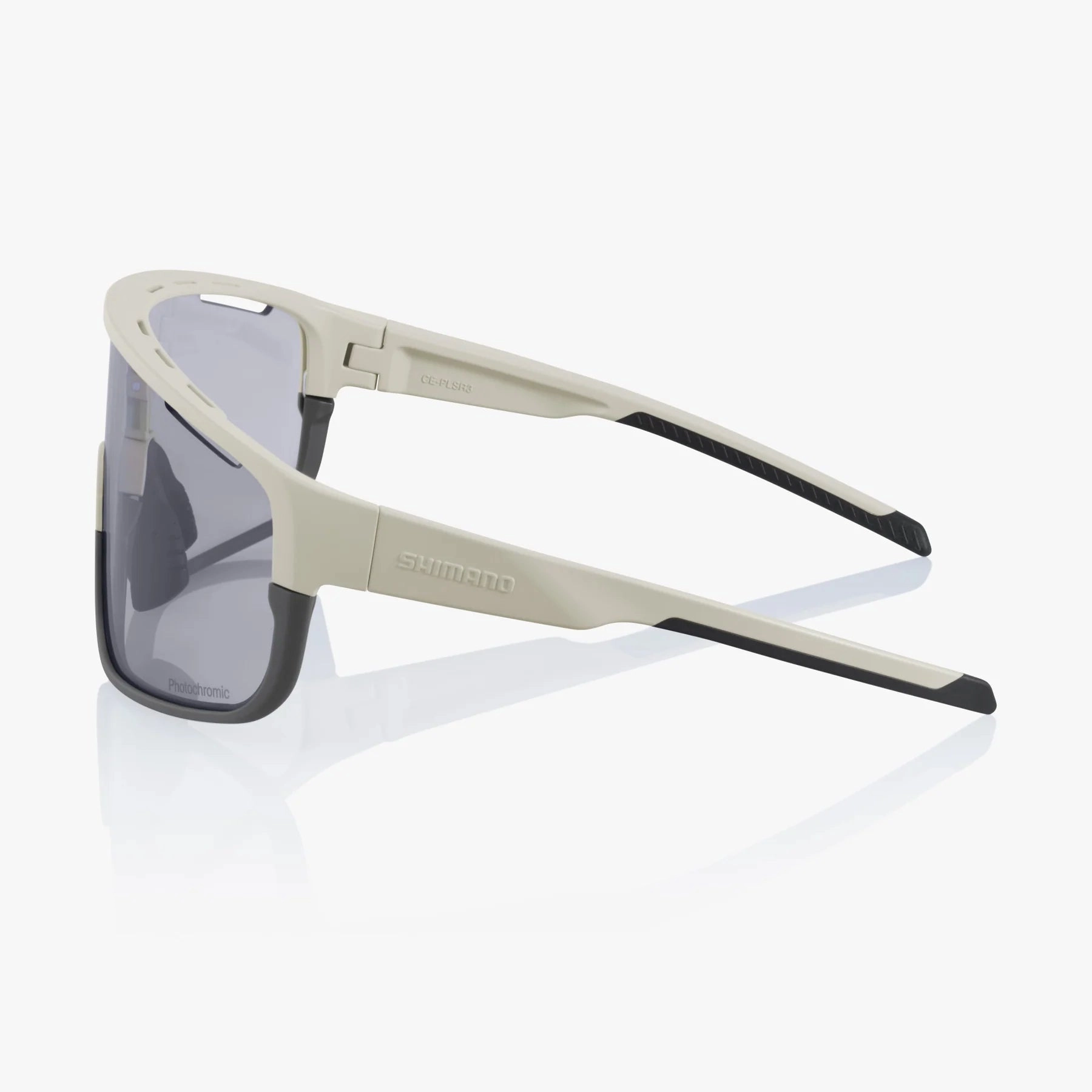 Shimano Pulsar Sunglasses, ivory frame with grey photochromic lenses