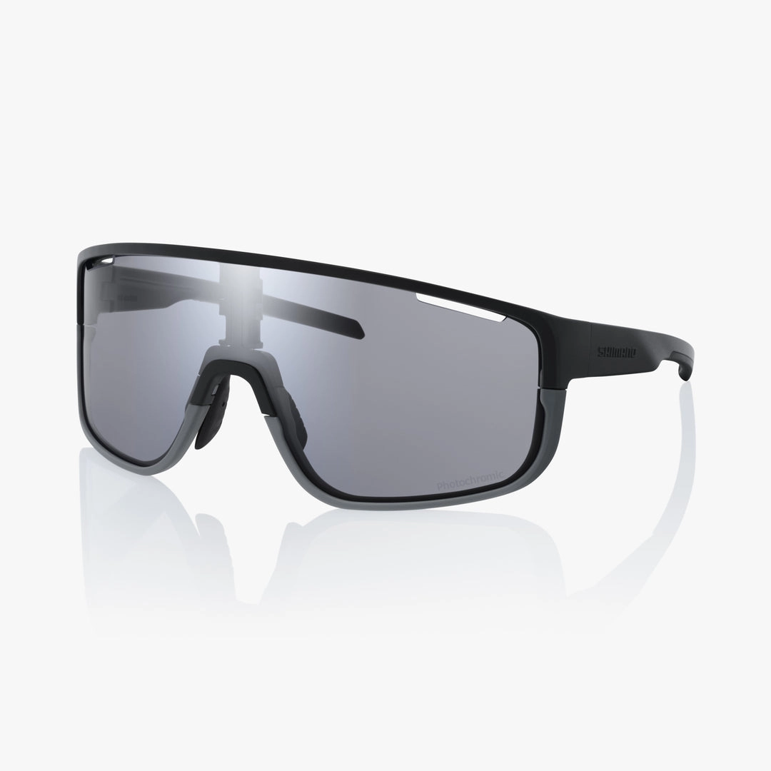 Shimano Pulsar Sunglasses, Matte Black Frame With Photochromic Gray Lens
