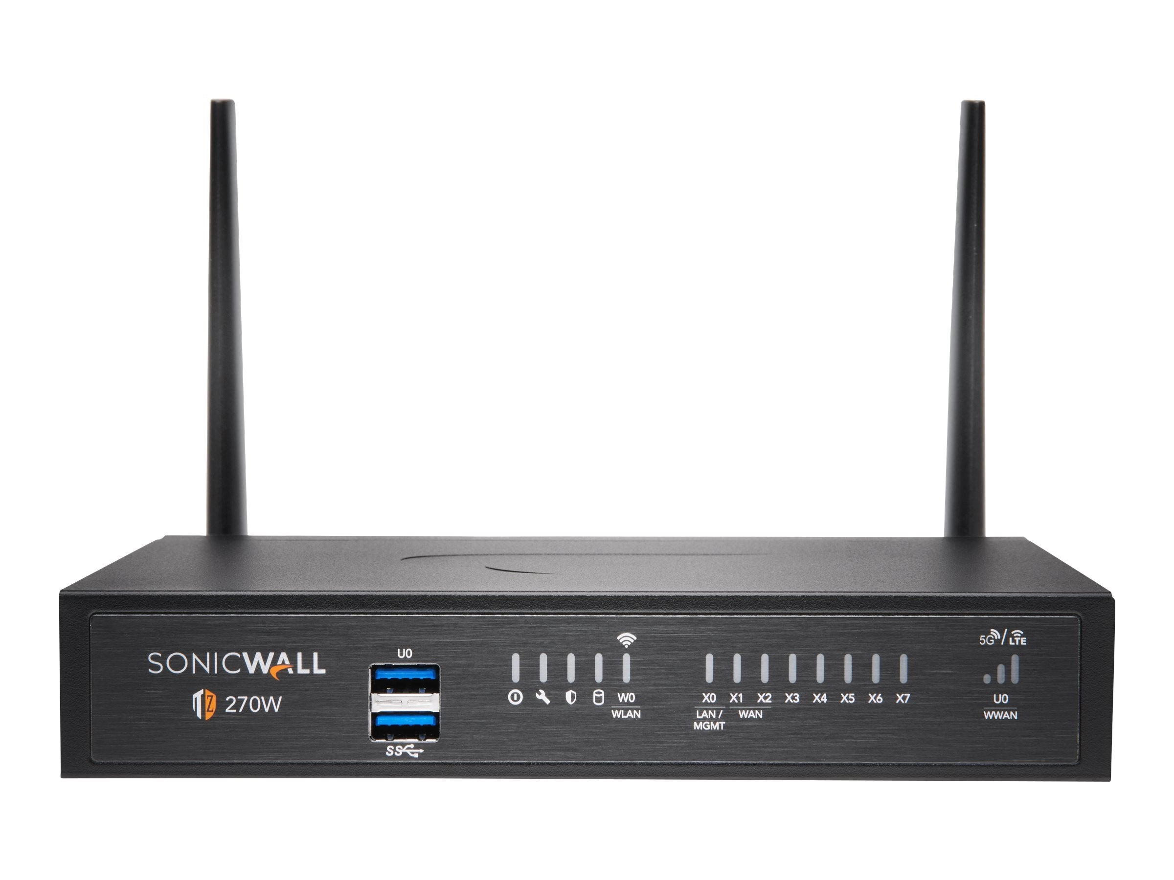 SonicWall TZ270W - Advanced Edition - security appliance - 1GbE - Wi-Fi 5 - 2.4 GHz, 5 GHz - SonicWALL Secure Upgrade Plus Program 02-SSC-6863