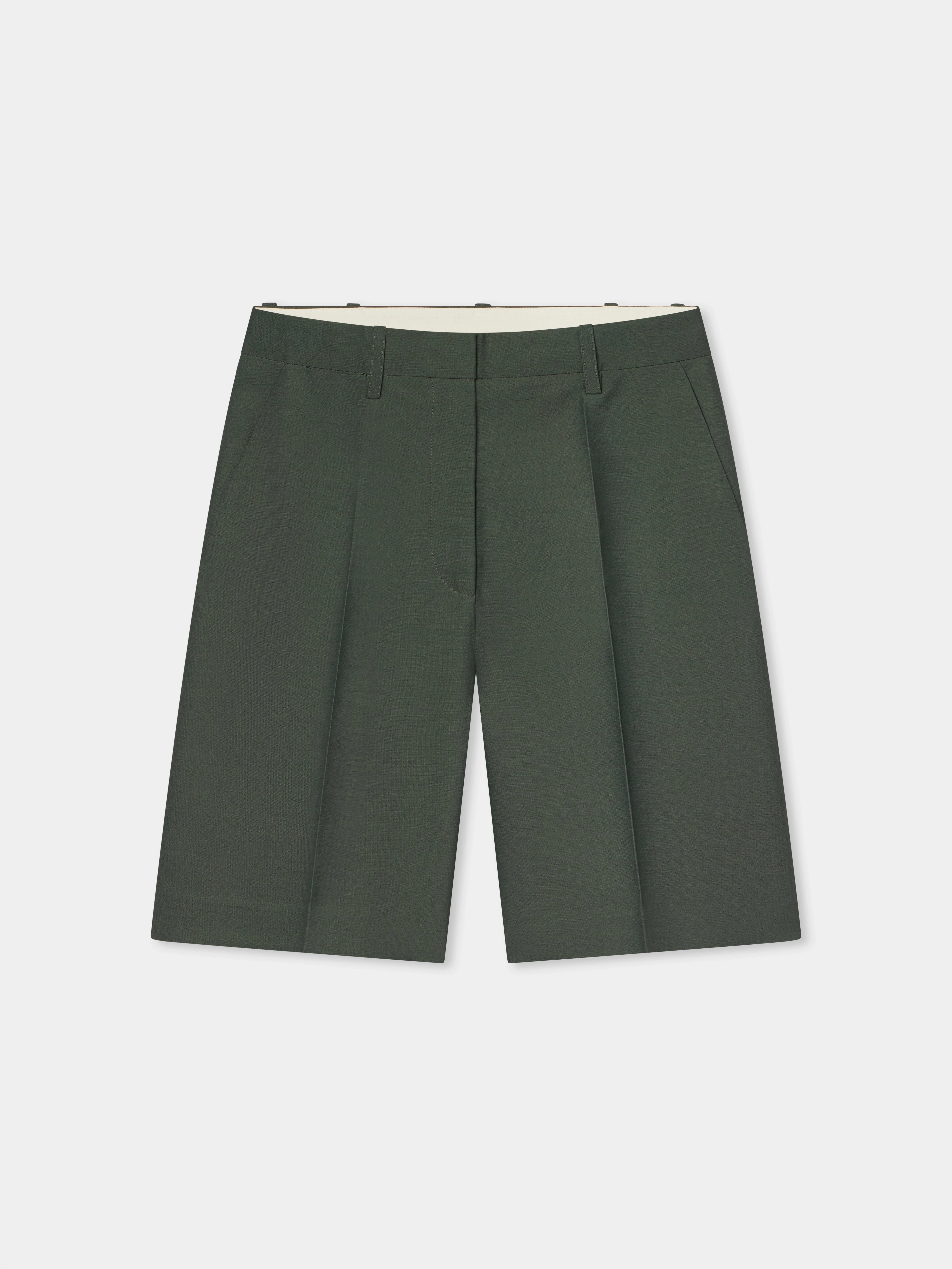 Tailored Bermuda Shorts - Pistachio