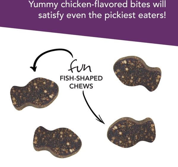 VetriScience Vetri-Lysine Plus Chicken Liver Flavored Soft Chews Immune Supplement for Cats