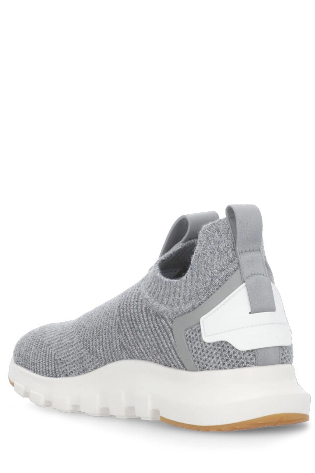 Z Zegna Round Toe High-Top Sneakers